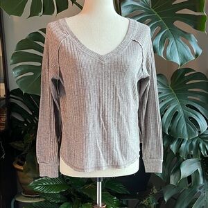 Lucky Brand Heathered Knit Top
